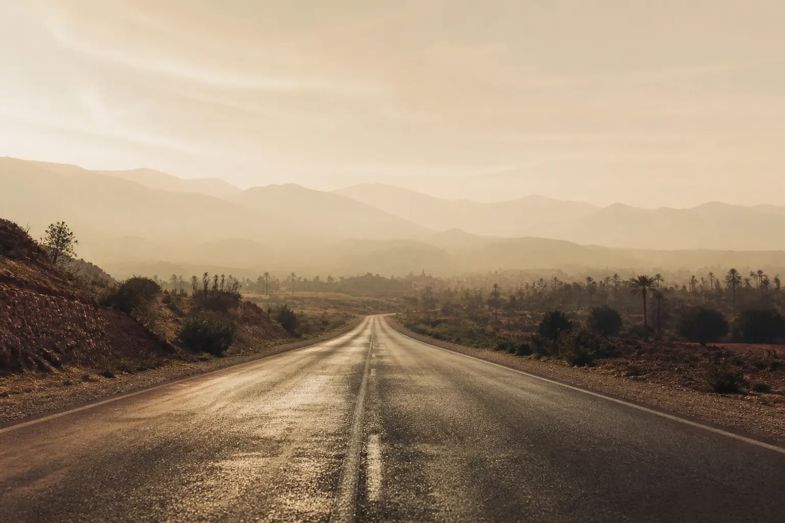Route panoramique au Maroc
